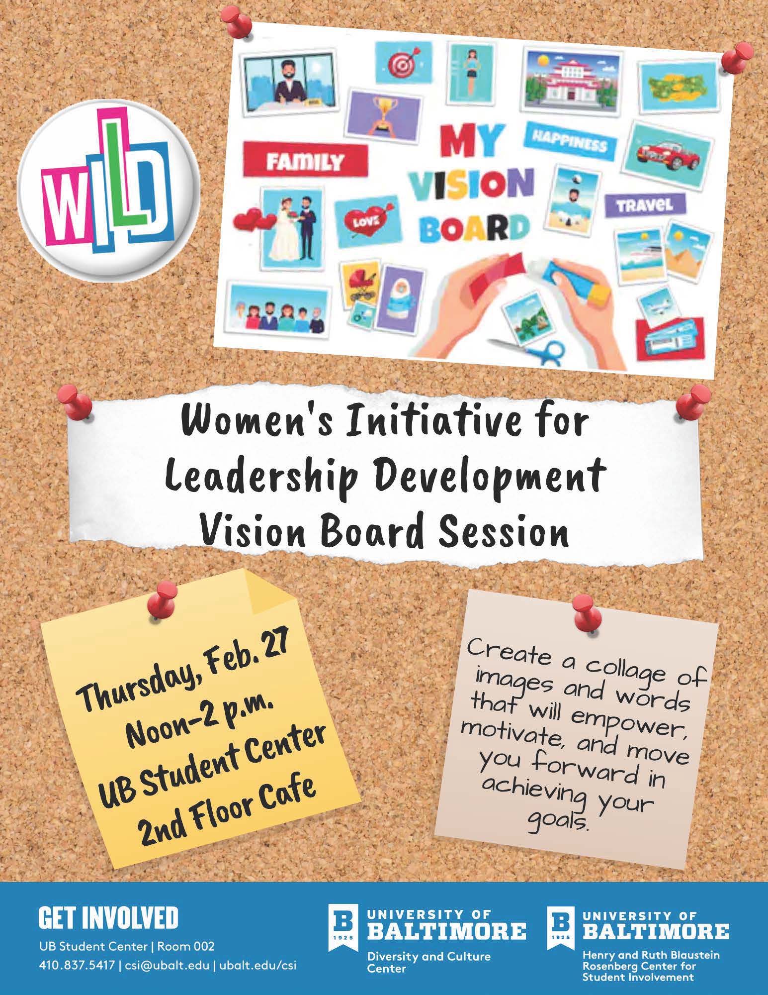 Women's Initiative for Leadership Development (WILD) Hosts: Vision Board Session
